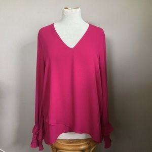 Karen Karen  Raspberry Tunic Size Medium